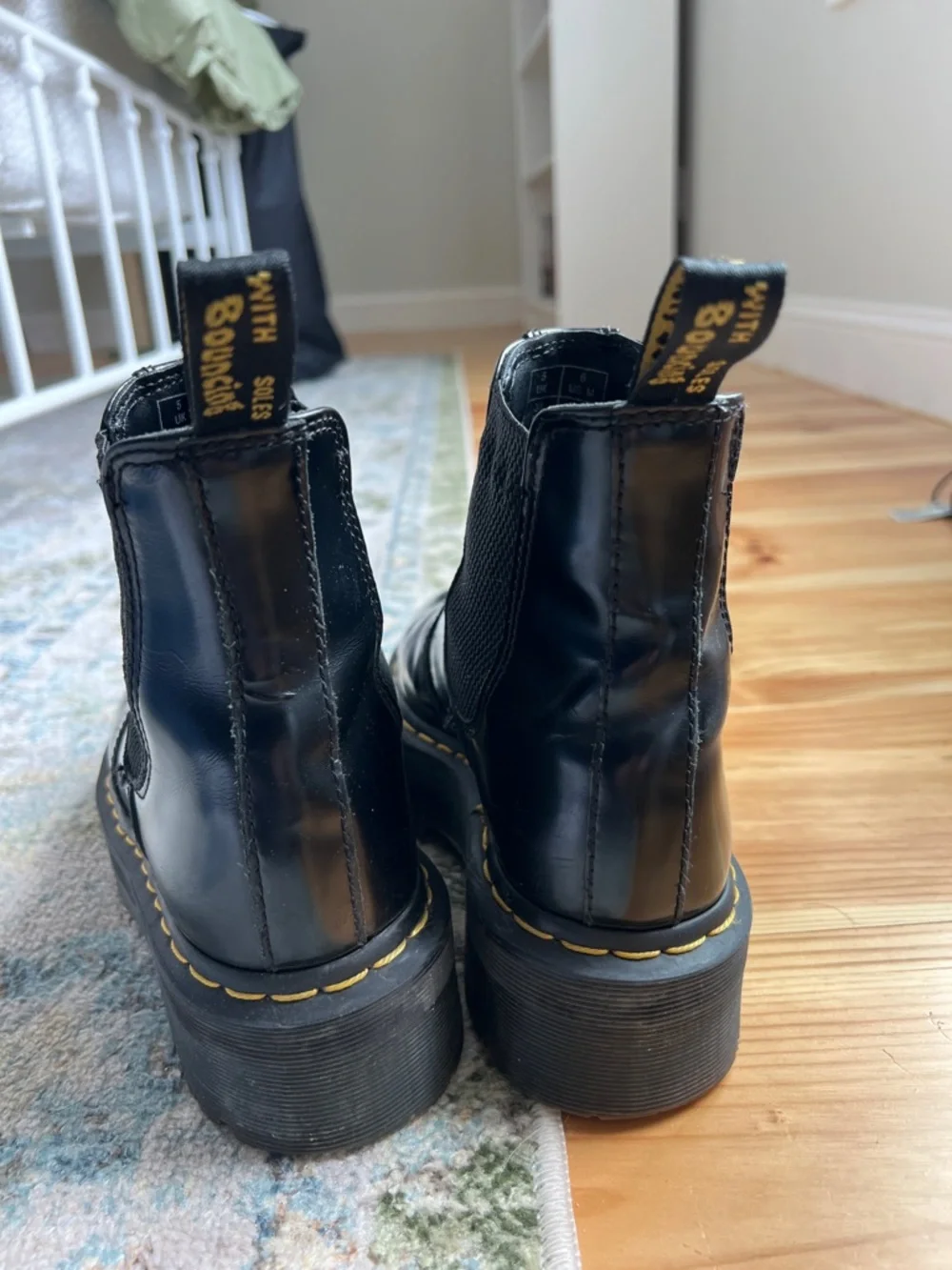 dr. martens platform chelsea boots - Picture 3 of 8